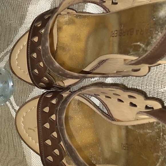 Barbara Barbieri Leather Sandals Woman Size 6.5 - Picture 7 of 11